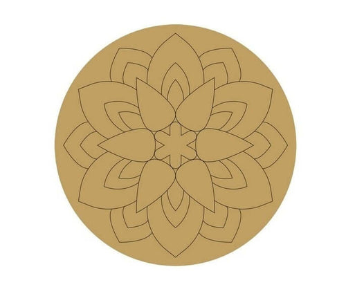 ParaShi Crafts MDF Wooden Circle– Eco-Friendly 4mm Thick Lightweight Craft Wood Discs | Ideal for DIY Painting, Writing, Wood Burning & Creative Art Projects (PAR23)