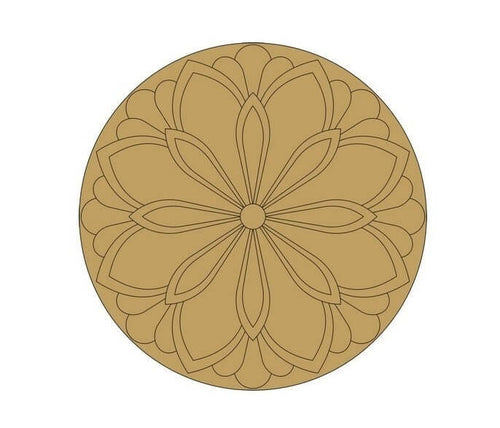 ParaShi Crafts MDF Wooden Circle– Eco-Friendly 4mm Thick Lightweight Craft Wood Discs | Ideal for DIY Painting, Writing, Wood Burning & Creative Art Projects (PAR24)