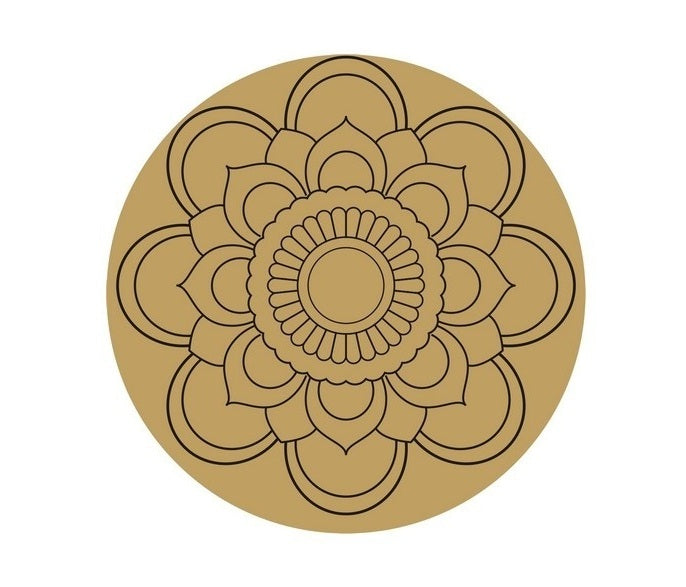 ParaShi Crafts MDF Wooden Circle– Eco-Friendly 4mm Thick Lightweight Craft Wood Discs | Ideal for DIY Painting, Writing, Wood Burning & Creative Art Projects (PAR25)