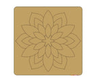 ParaShi Crafts MDF Wooden Square– Eco-Friendly 4mm Thick Lightweight Craft Wood Discs | Ideal for DIY Painting, Writing, Wood Burning & Creative Art Projects (PAR28)
