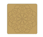 ParaShi Crafts MDF Wooden Square– Eco-Friendly 4mm Thick Lightweight Craft Wood Discs | Ideal for DIY Painting, Writing, Wood Burning & Creative Art Projects (PAR30)