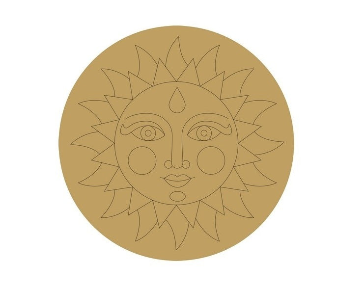 ParaShi Crafts MDF Wooden Circle– Eco-Friendly 4mm Thick Lightweight Craft Wood Discs | Ideal for DIY Painting, Writing, Wood Burning & Creative Art Projects (PAR45)