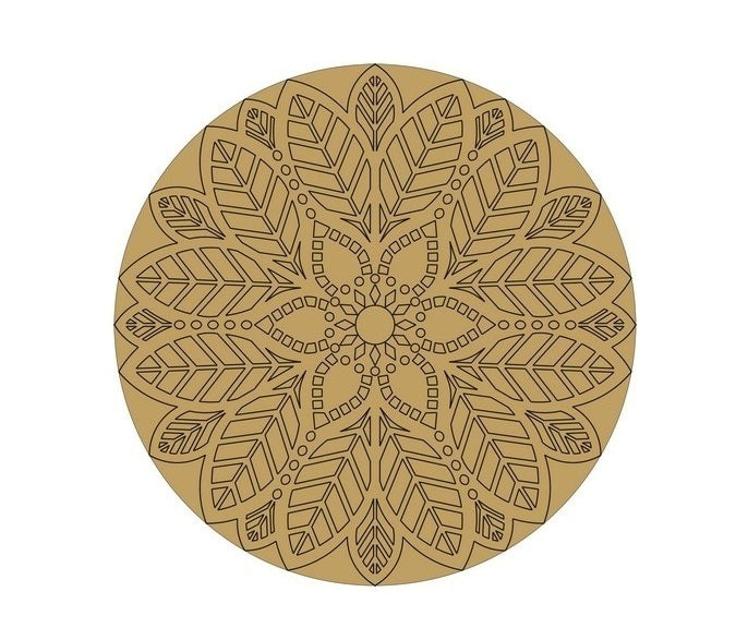 ParaShi Crafts MDF Wooden Circle– Eco-Friendly 4mm Thick Lightweight Craft Wood Discs | Ideal for DIY Painting, Writing, Wood Burning & Creative Art Projects (PAR53)