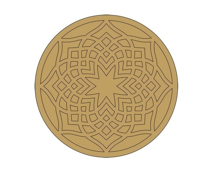 ParaShi Crafts MDF Wooden Circle– Eco-Friendly 4mm Thick Lightweight Craft Wood Discs | Ideal for DIY Painting, Writing, Wood Burning & Creative Art Projects (PAR54)