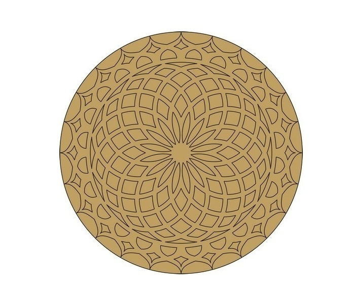 ParaShi Crafts MDF Wooden Circle– Eco-Friendly 4mm Thick Lightweight Craft Wood Discs | Ideal for DIY Painting, Writing, Wood Burning & Creative Art Projects (PAR55)