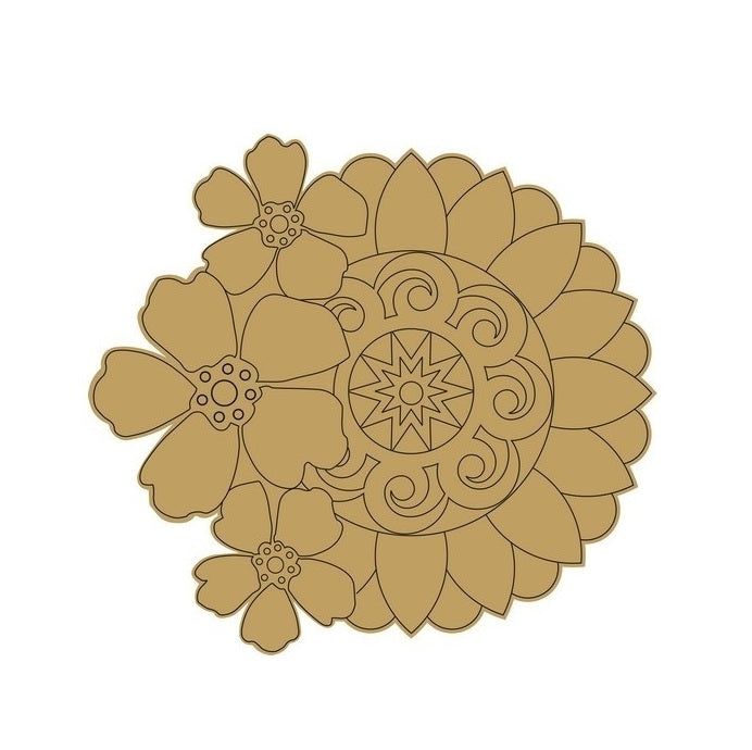 ParaShi Crafts MDF Wooden – Eco-Friendly 4mm Thick Lightweight Craft Wood Discs | Ideal for DIY Painting, Writing, Wood Burning & Creative Art Projects (PAR17)