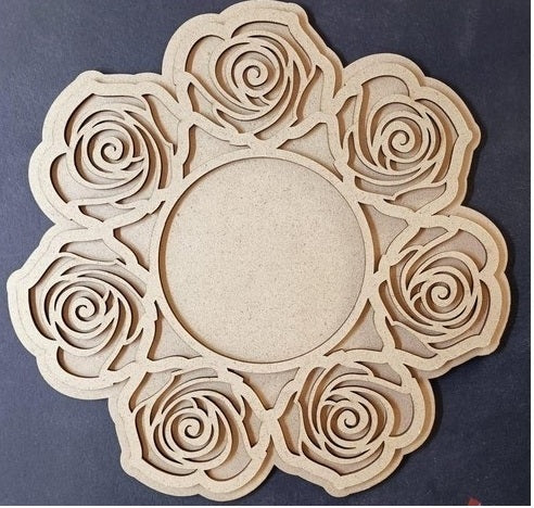 ParaShi Crafts MDF Wooden – Eco-Friendly 4mm Thick Lightweight Craft Wood Discs | Ideal for DIY Painting, Writing, Wood Burning & Creative Art Projects (PAR18)
